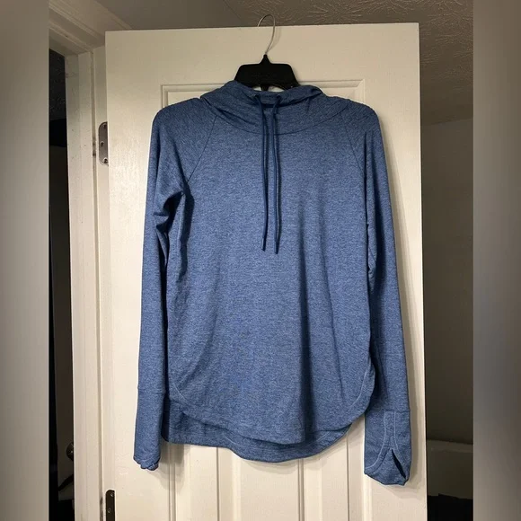Athleta Uptempo Hoodie Blue- XS - Picture 4 of 8